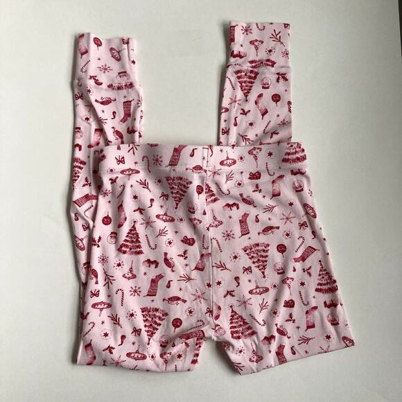 Gap Kids Christmas Icons Printed Pajama Set - Pink Red - 10 - Picture 9 of 10